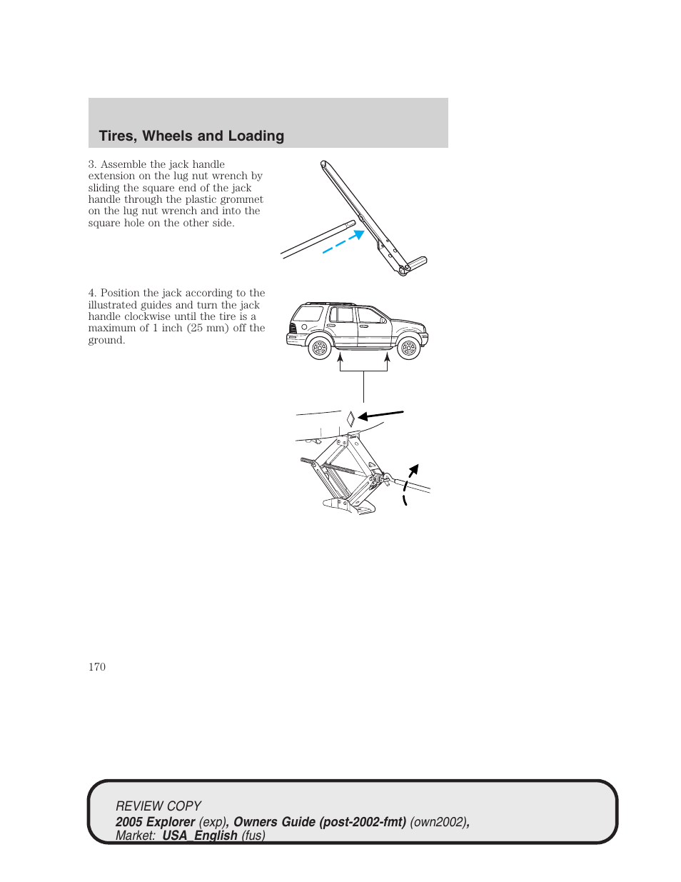 FORD 2005 Explorer v.1 User Manual | Page 170 / 320