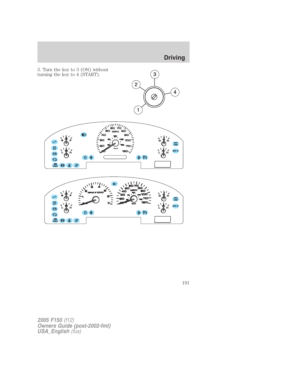 FORD 2005 F-150 v.3 User Manual | Page 191 / 312