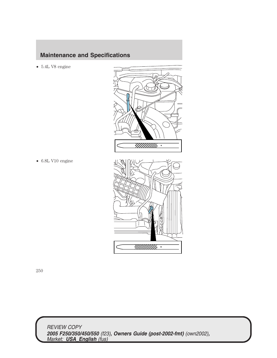 FORD 2005 F-550 v.1 User Manual | Page 250 / 304