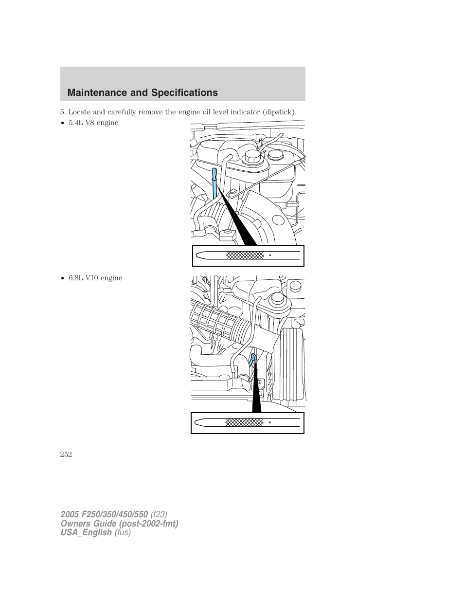 FORD 2005 F-550 v.3 User Manual | Page 252 / 312