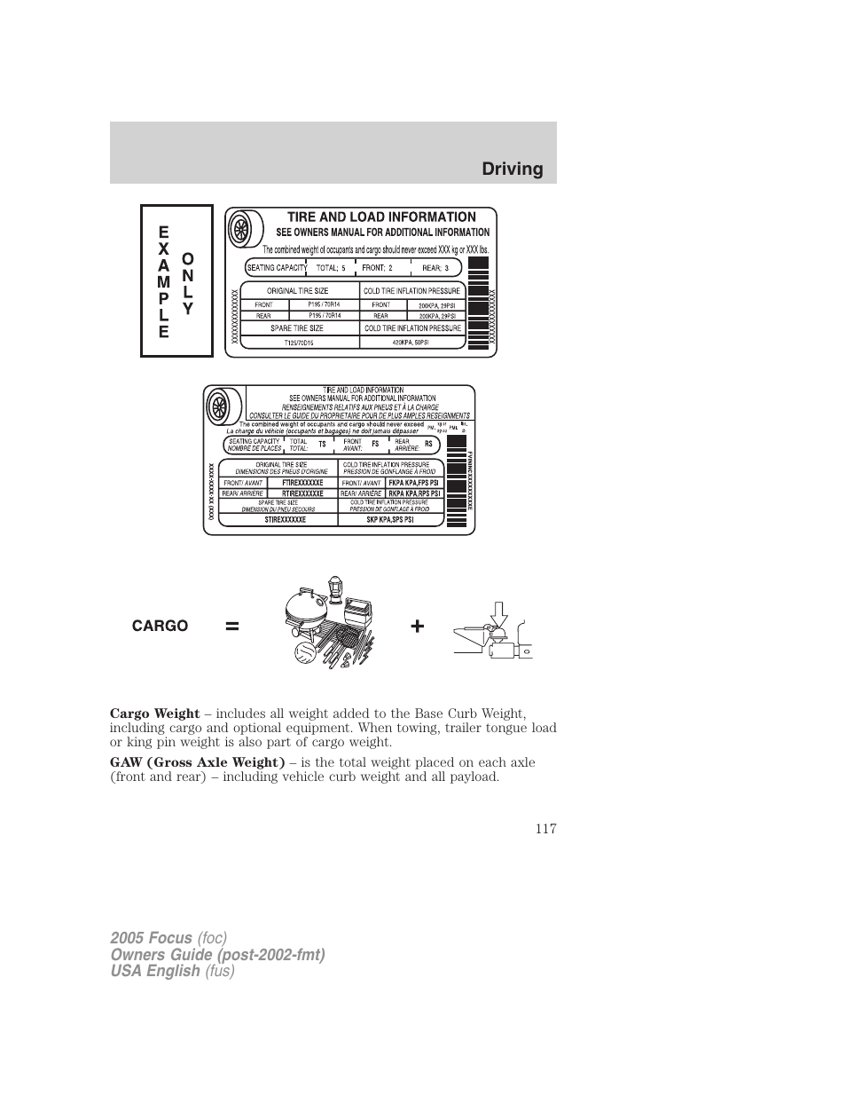 FORD 2005 Focus v.1 User Manual | Page 117 / 224