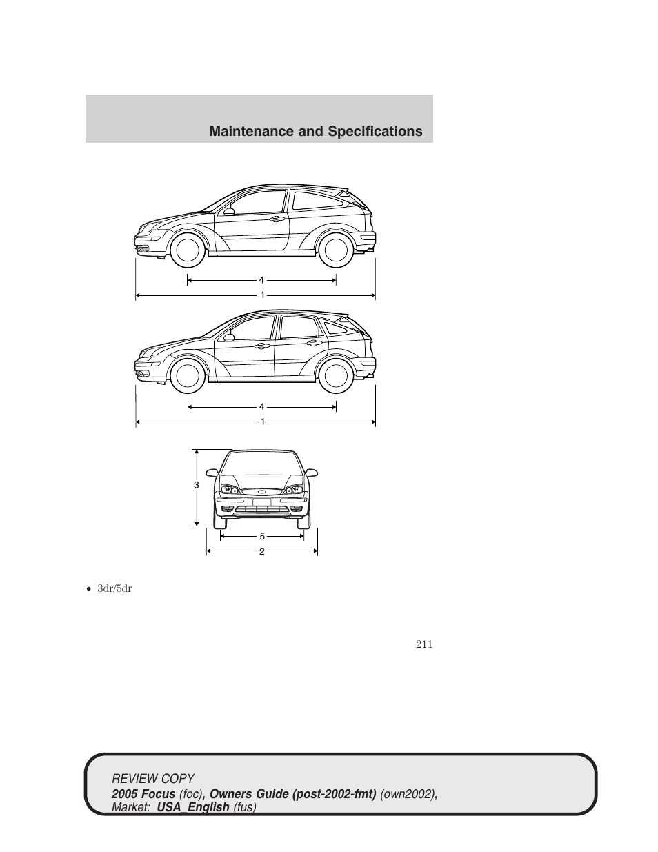 FORD 2005 Focus v.2 User Manual | Page 211 / 224