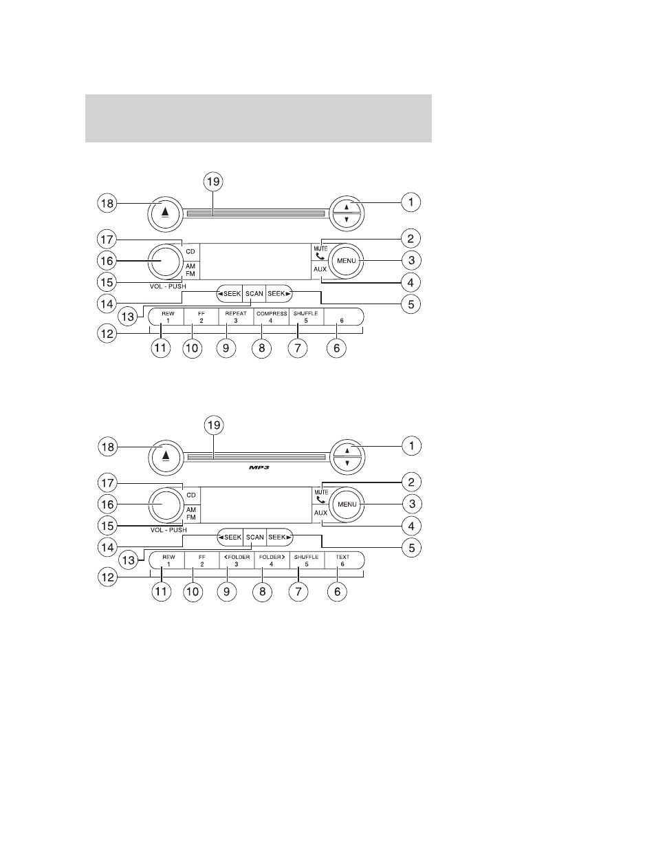 Entertainment systems, Am/fm stereo with single cd | FORD 2005 Focus v.4 User Manual | Page 16 / 224