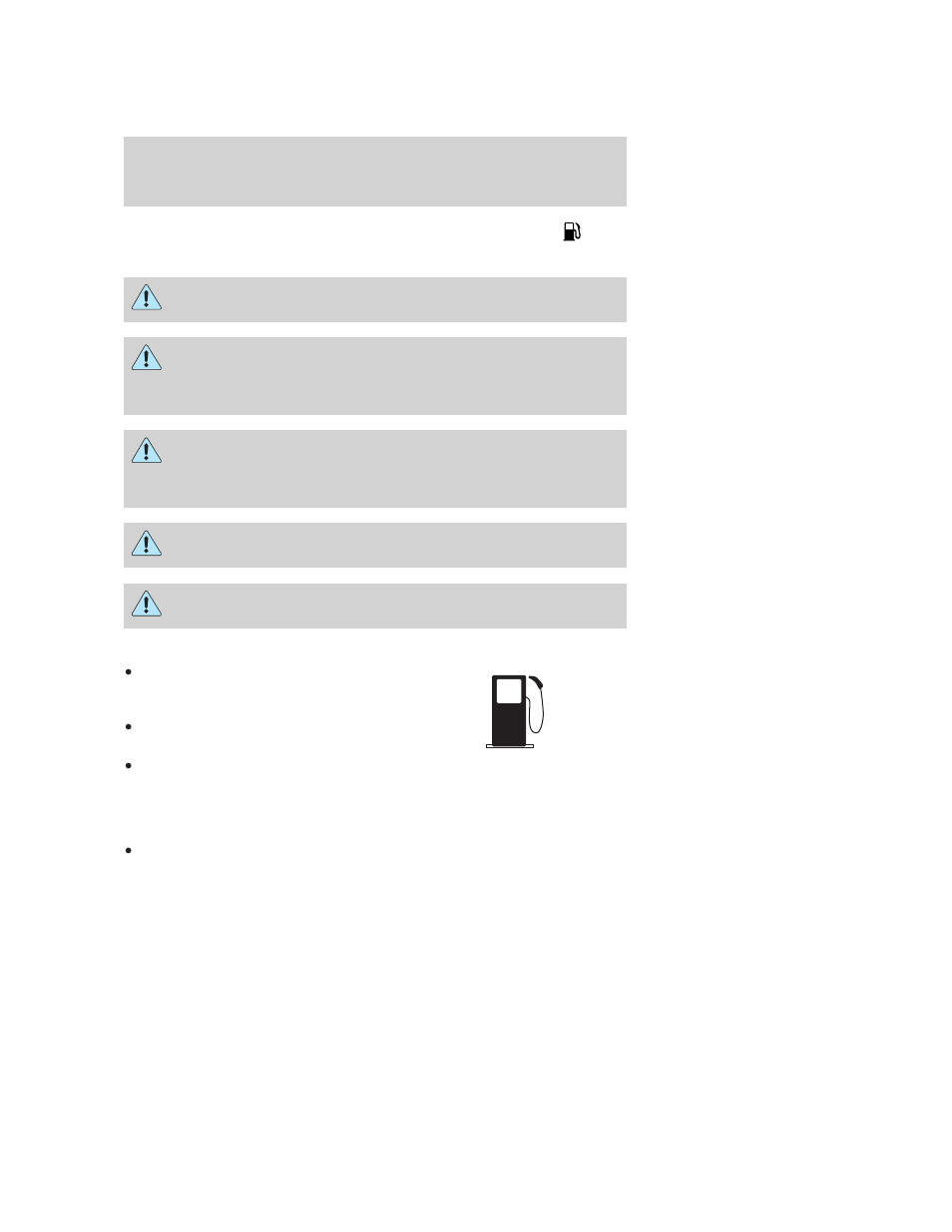 What you should know about automotive fuels, Important safety precautions, Fuel information | Maintenance and specifications | FORD 2005 Focus v.4 User Manual | Page 191 / 224