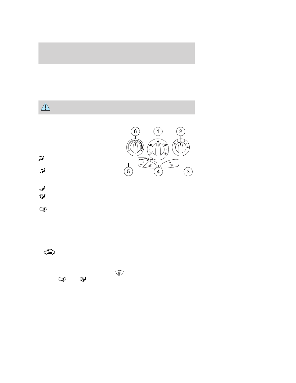 Manual heating and air conditioning, Climate controls | FORD 2005 Focus v.4 User Manual | Page 27 / 224