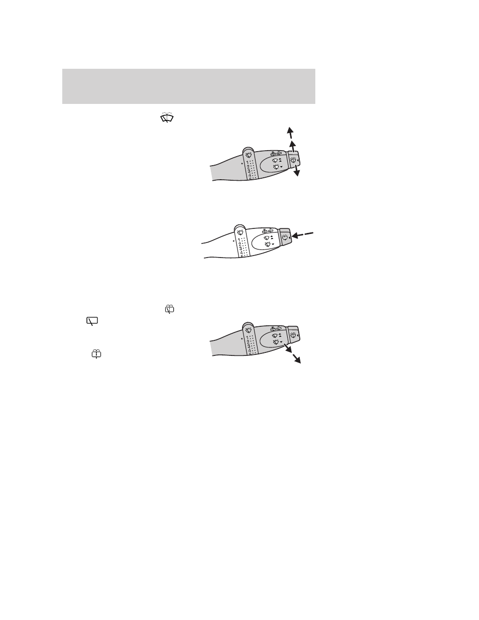 Driver controls, Multi-function lever, Rear window wiper/washer (if equipped) | Windshield wiper/washer control | FORD 2005 Focus v.4 User Manual | Page 40 / 224