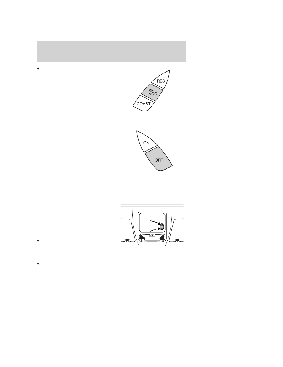 Turning off speed control, Moon roof (sunroof) (if equipped), Driver controls | FORD 2005 Focus v.4 User Manual | Page 48 / 224