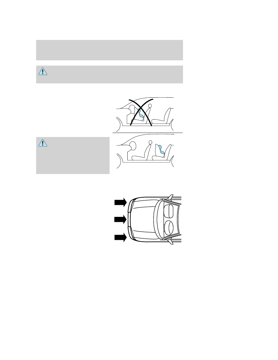 Children and airbags, Seating and safety restraints | FORD 2005 Focus v.4 User Manual | Page 85 / 224