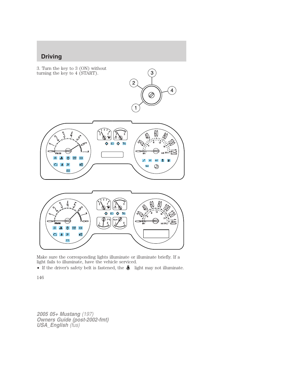 Driving | FORD 2005 Mustang v.1 User Manual | Page 146 / 240
