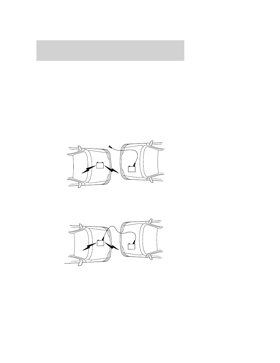 Connecting the jumper cables, Roadside emergencies | FORD 2005 Mustang v.3 User Manual | Page 173 / 248