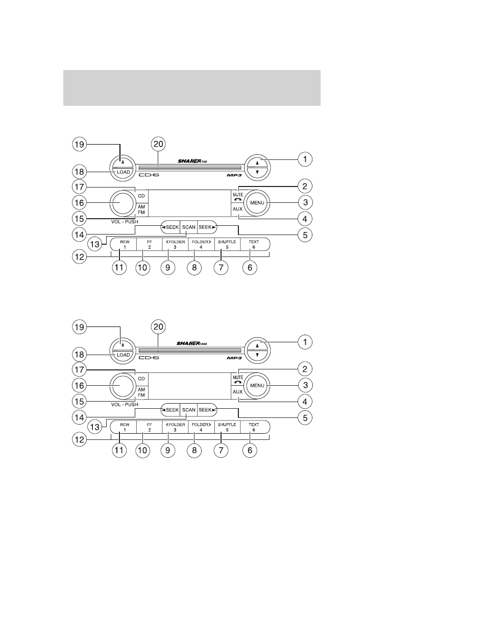 Am/fm stereo with in-dash six cd | FORD 2005 Mustang v.3 User Manual | Page 22 / 248