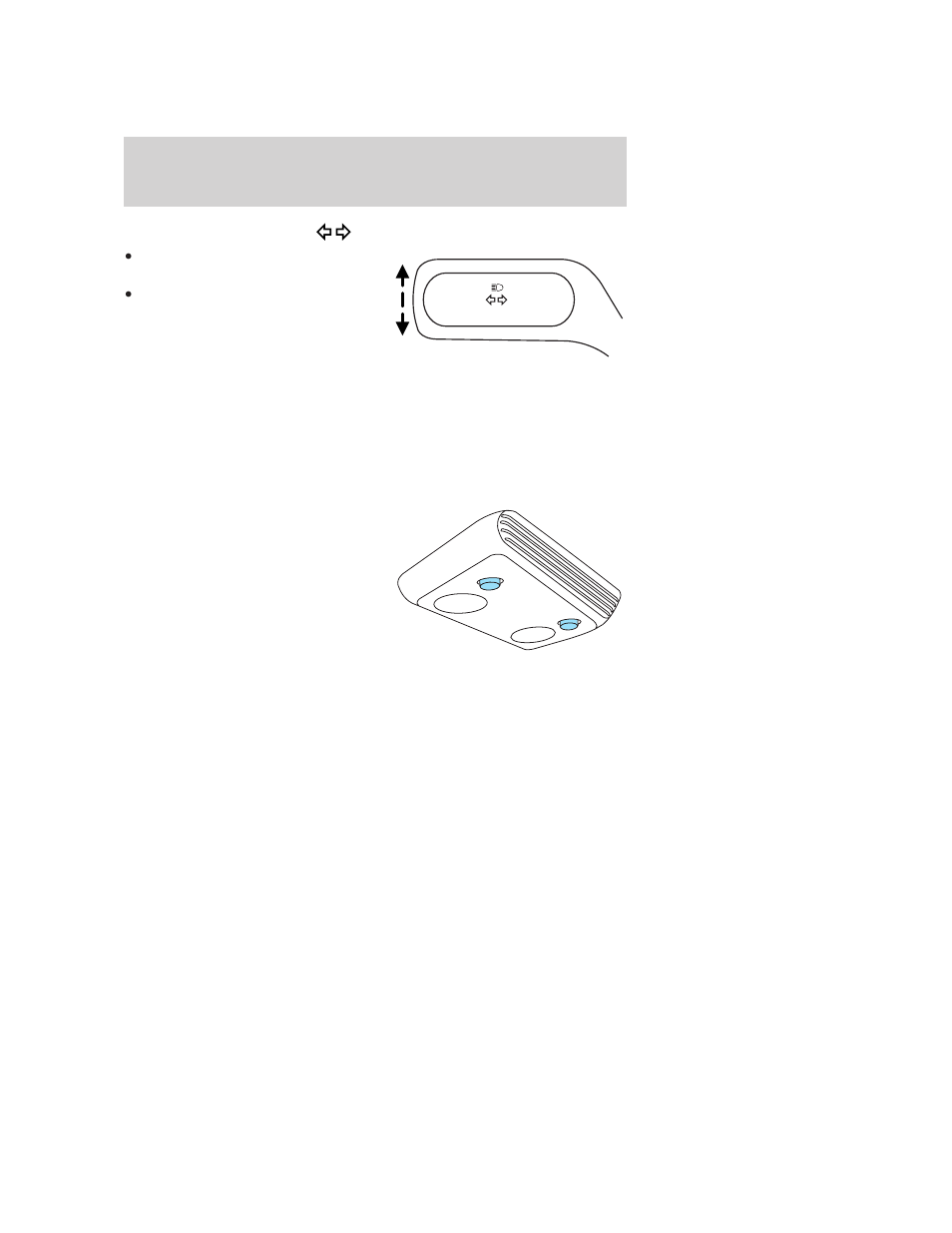 Turn signal control, Interior lamps, Map lamps | Bulb replacement, Headlamp condensation, Interior bulbs, Replacing exterior bulbs, Lights | FORD 2005 Mustang v.3 User Manual | Page 35 / 248