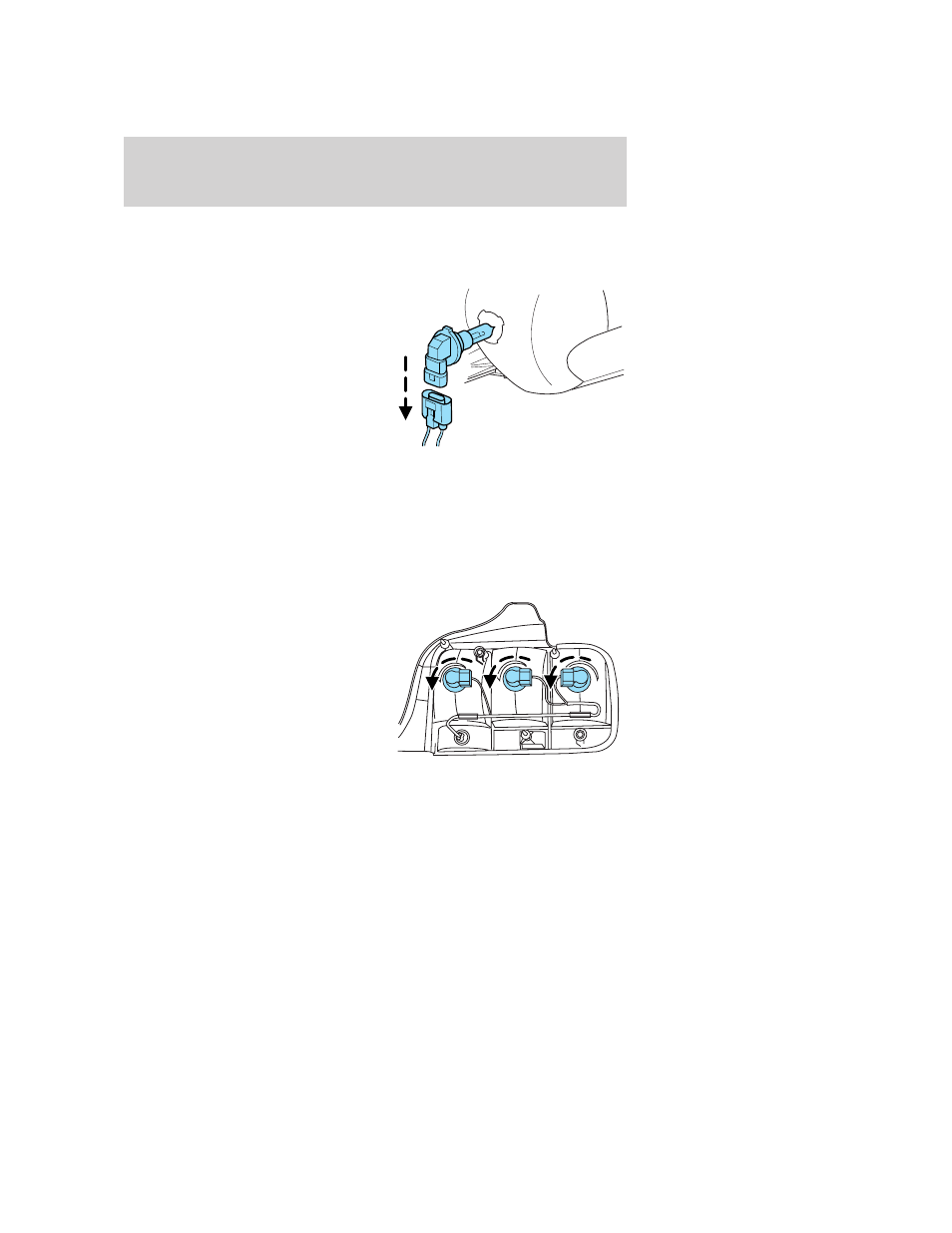 Replacing foglamp bulbs, Lights | FORD 2005 Mustang v.3 User Manual | Page 38 / 248
