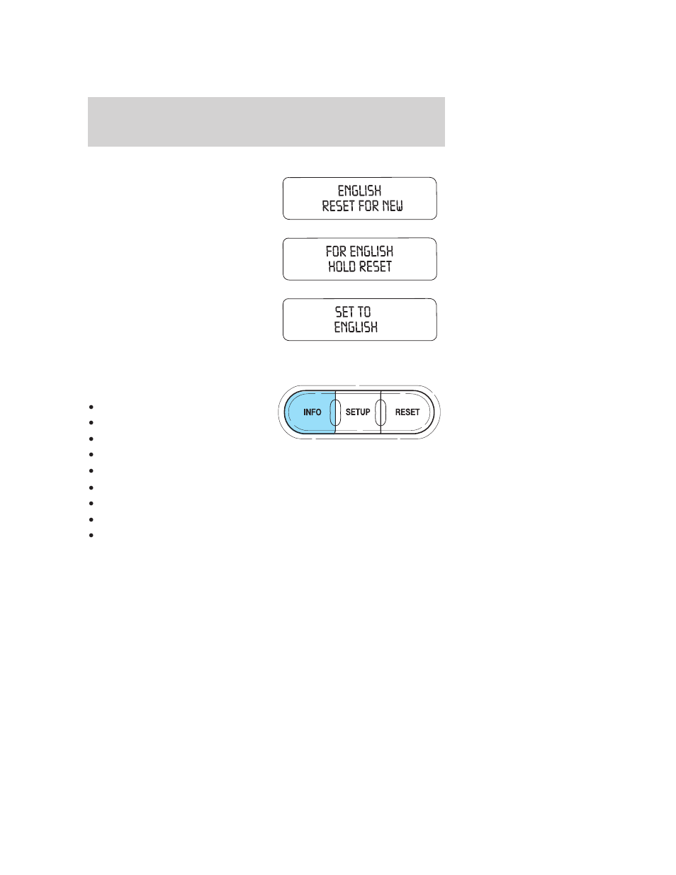 Language, Info menu, Odometer/trip odometer | Distance to empty (dte), Driver controls | FORD 2005 Mustang v.3 User Manual | Page 53 / 248