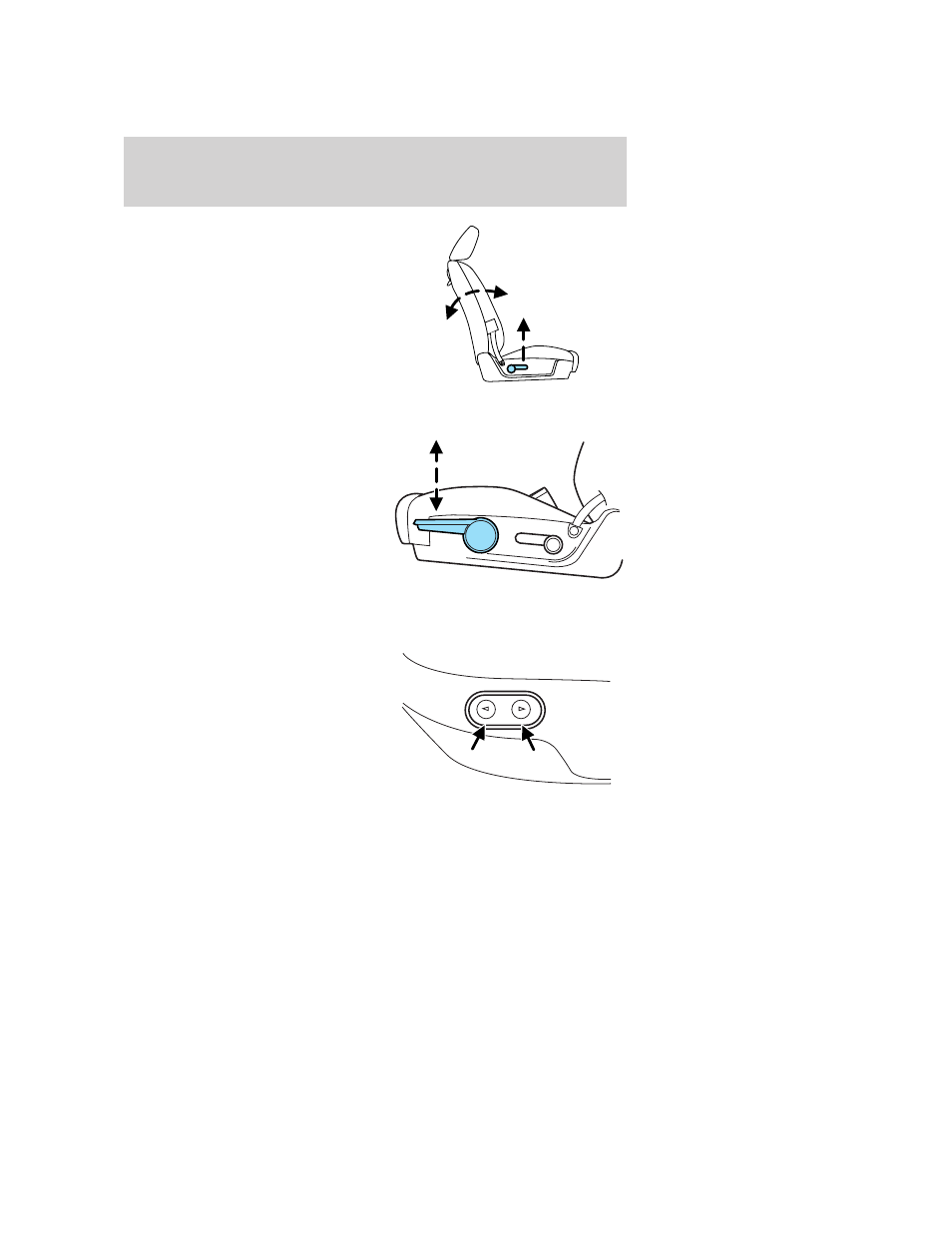 Four-way seat adjust (driver side only), Using the power lumbar support (if equipped), Seating and safety restraints | FORD 2005 Mustang v.3 User Manual | Page 79 / 248