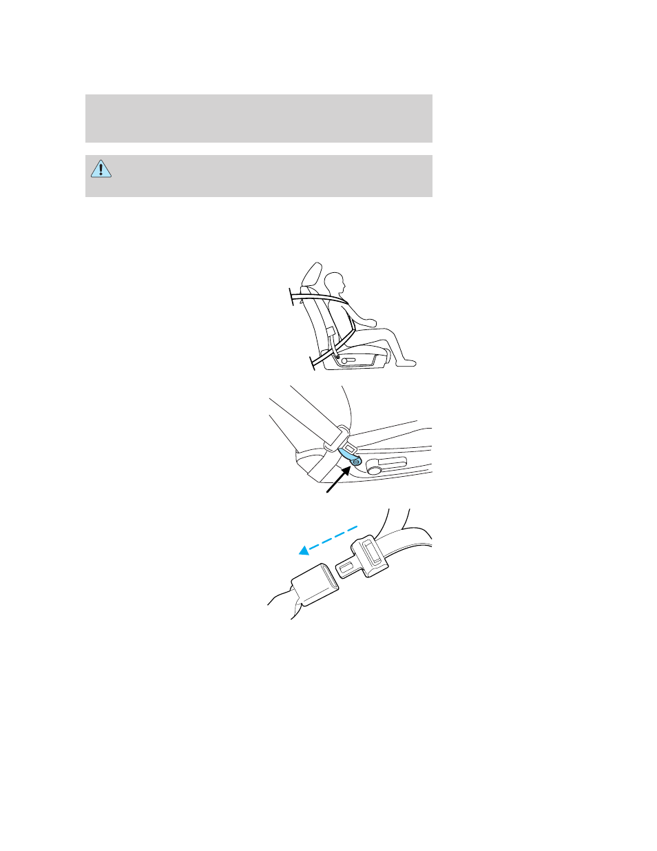 Combination lap and shoulder belts, Seating and safety restraints | FORD 2005 Mustang v.3 User Manual | Page 87 / 248