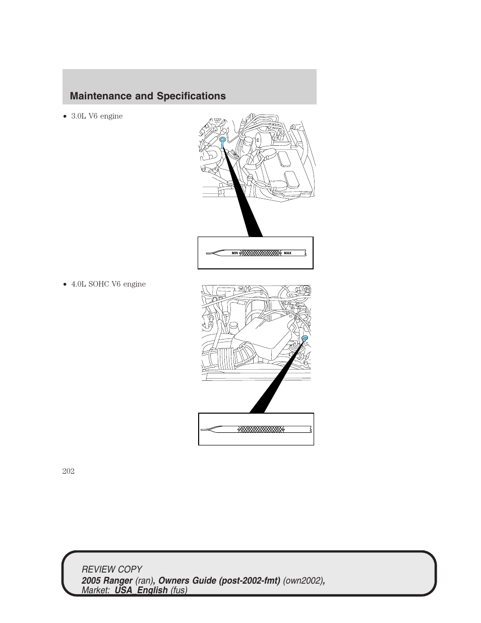 FORD 2005 Ranger v.1 User Manual | Page 202 / 256