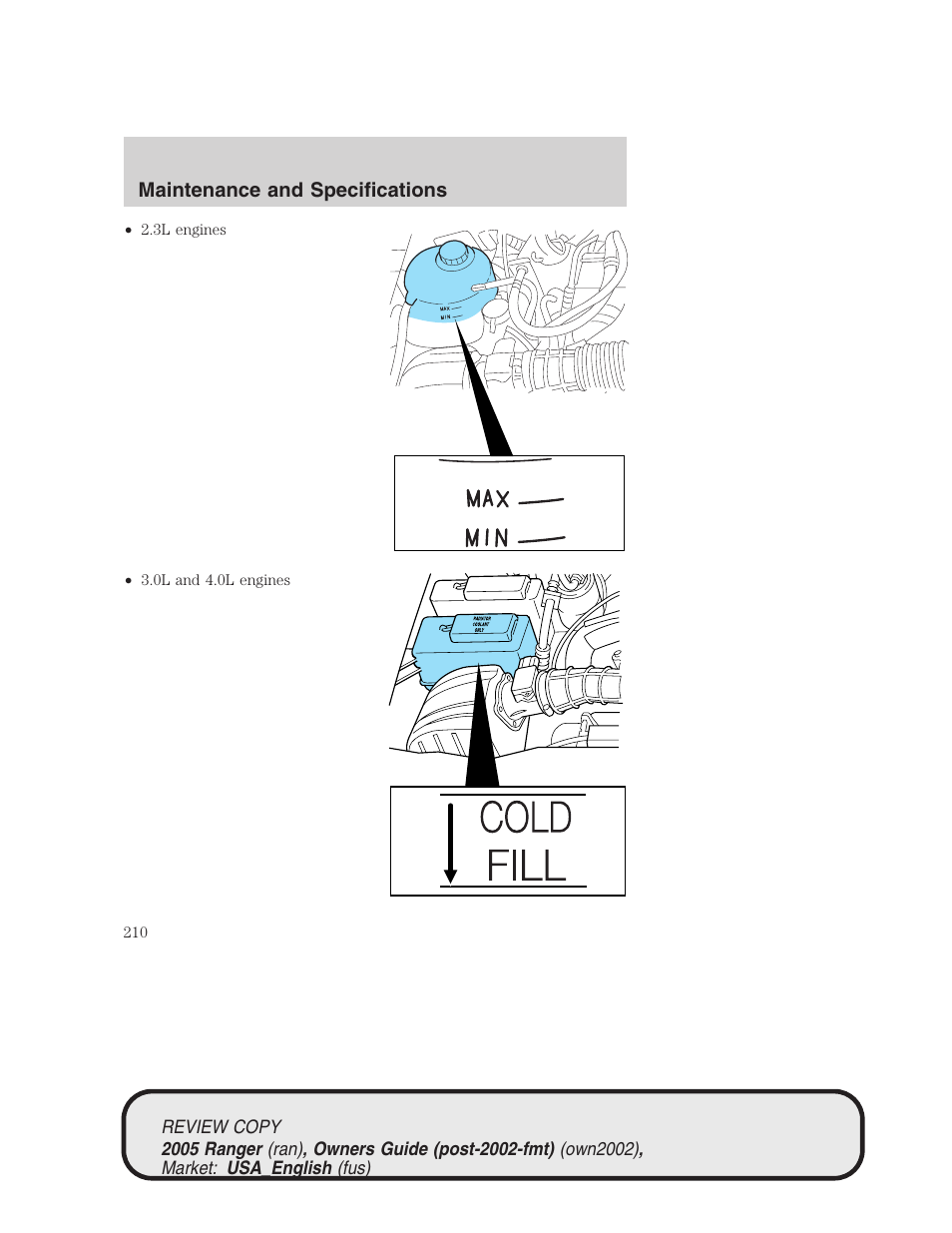 FORD 2005 Ranger v.1 User Manual | Page 210 / 256