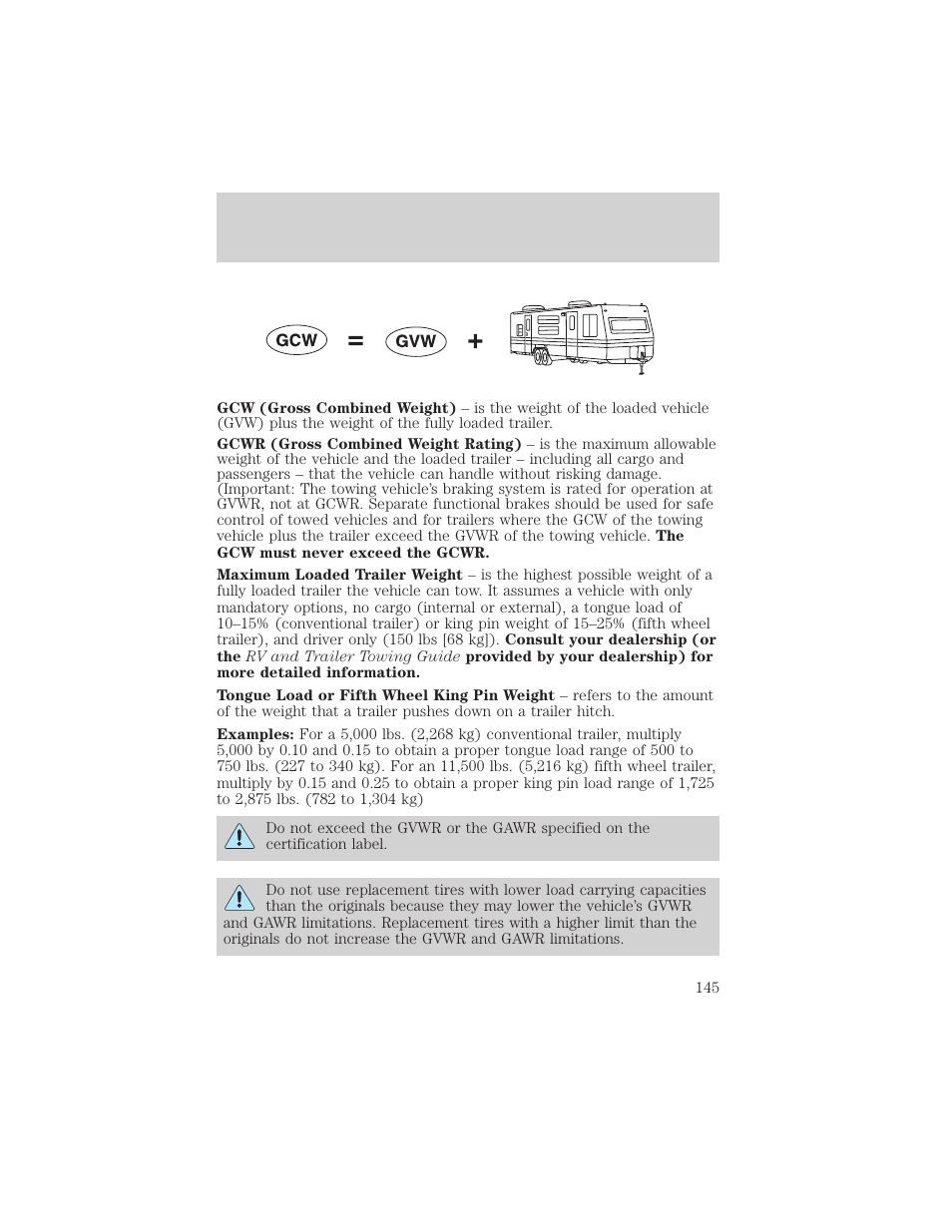 Driving | FORD 2005 Taurus v.1 User Manual | Page 145 / 248