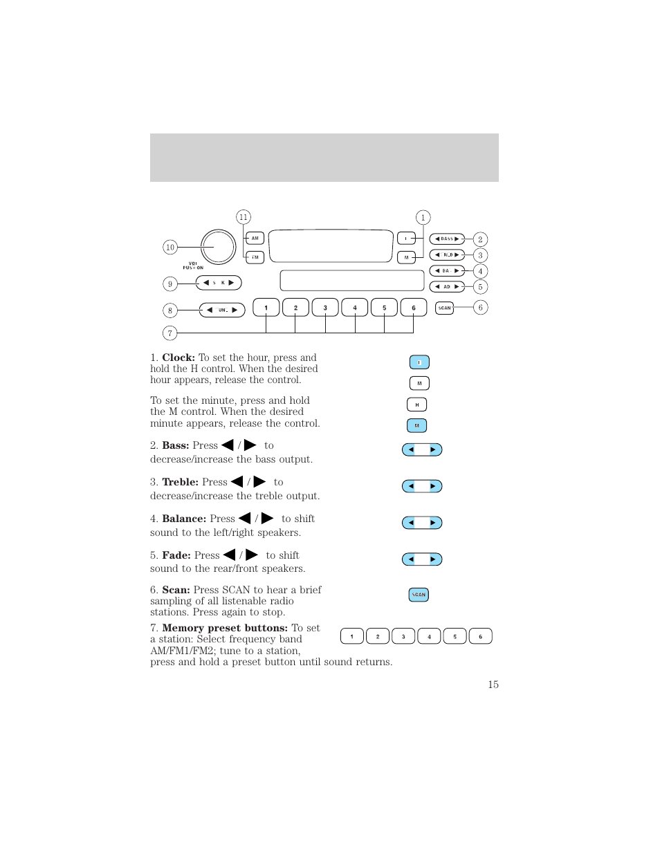 Entertainment systems | FORD 2005 Taurus v.1 User Manual | Page 15 / 248