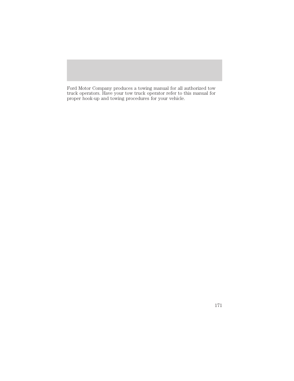 FORD 2005 Taurus v.1 User Manual | Page 171 / 248