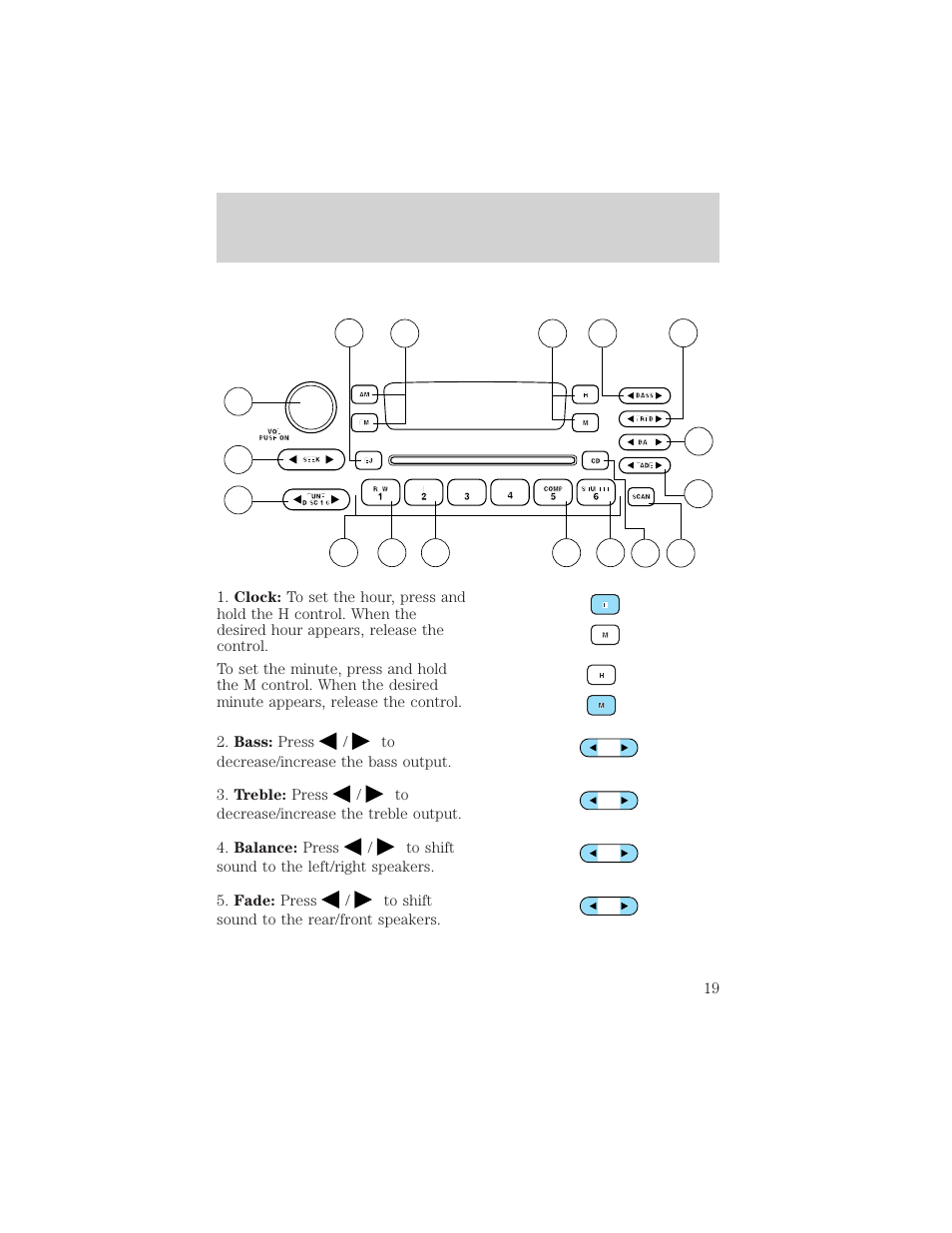 Entertainment systems | FORD 2005 Taurus v.1 User Manual | Page 19 / 248