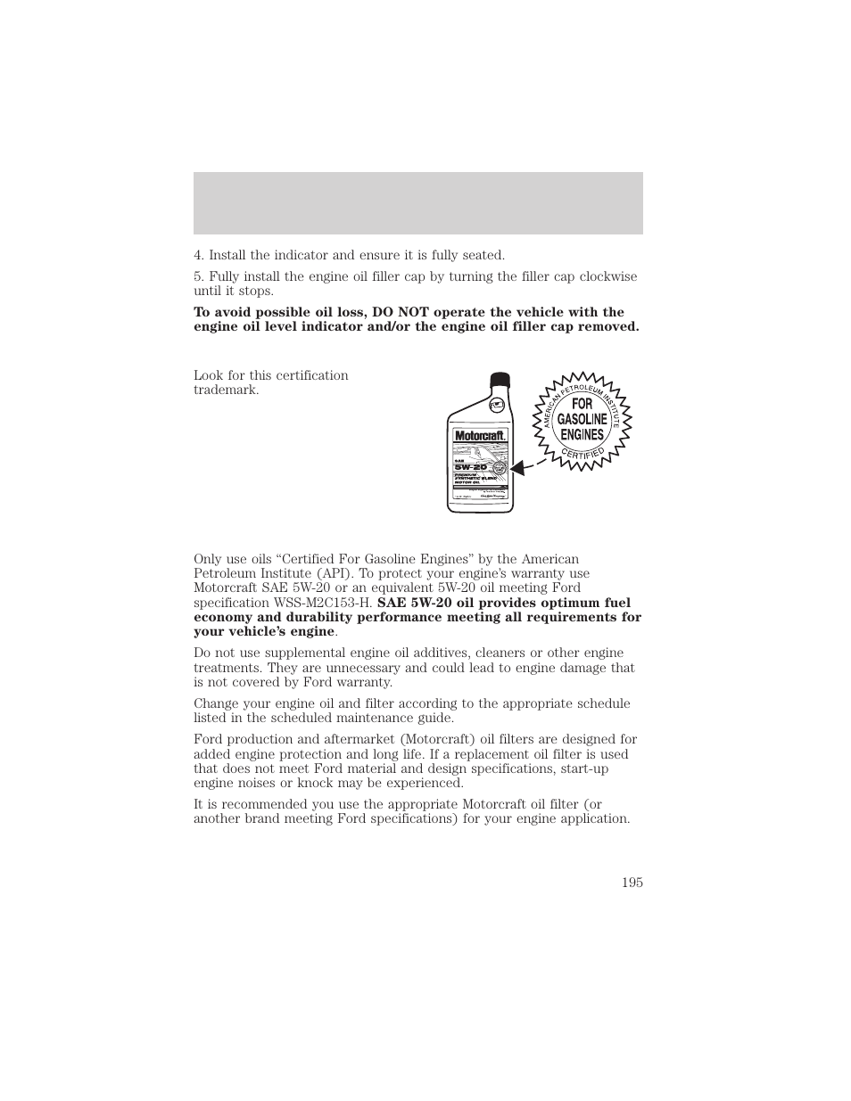 Maintenance and specifications | FORD 2005 Taurus v.1 User Manual | Page 195 / 248