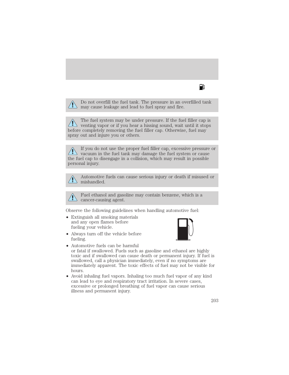 Maintenance and specifications | FORD 2005 Taurus v.1 User Manual | Page 203 / 248