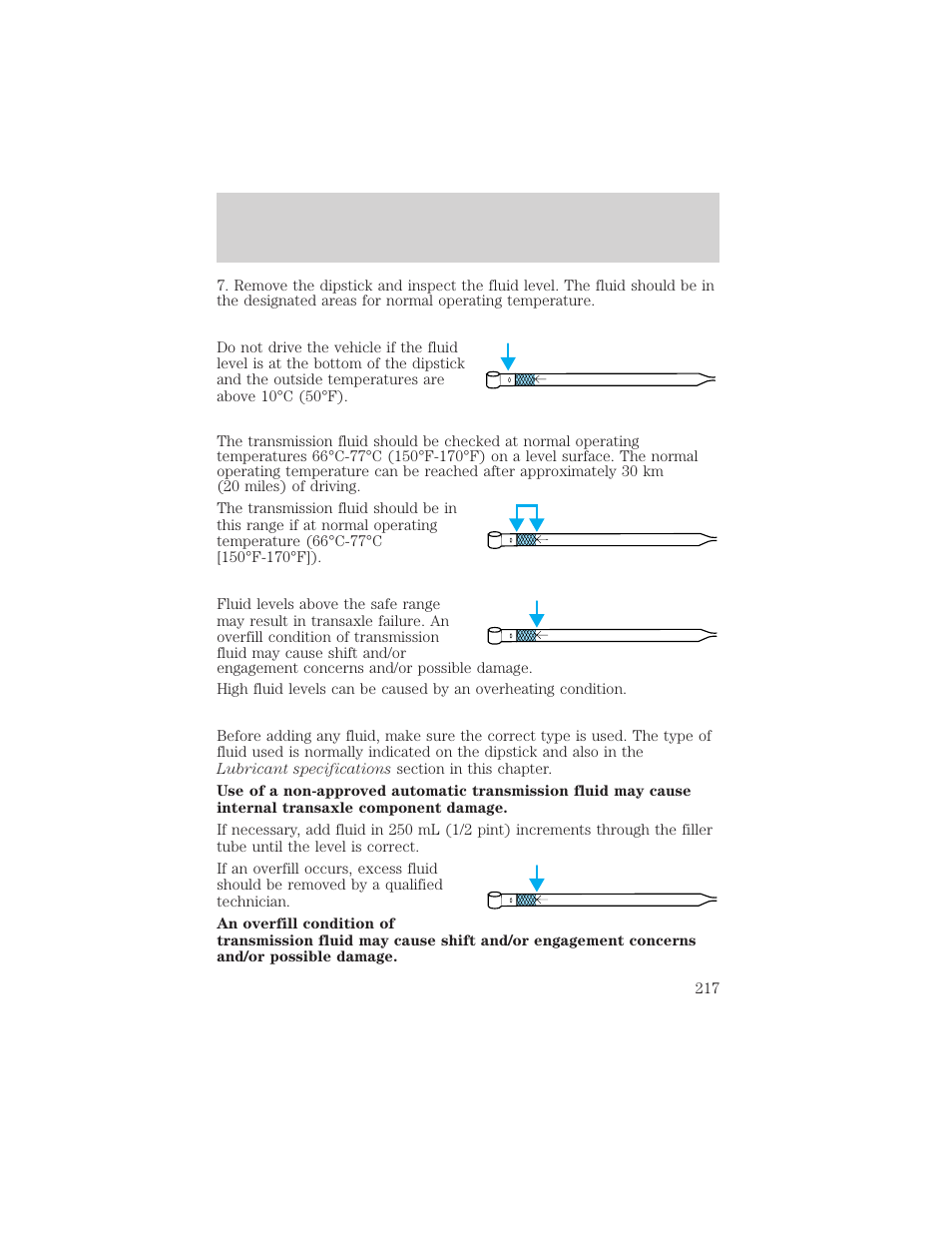 Maintenance and specifications | FORD 2005 Taurus v.1 User Manual | Page 217 / 248