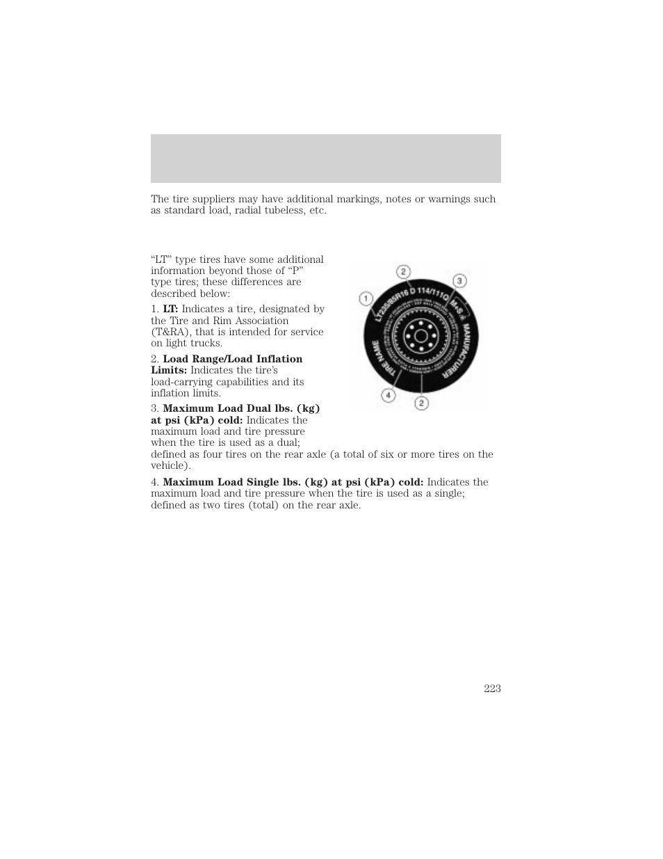 Maintenance and specifications | FORD 2005 Taurus v.1 User Manual | Page 223 / 248