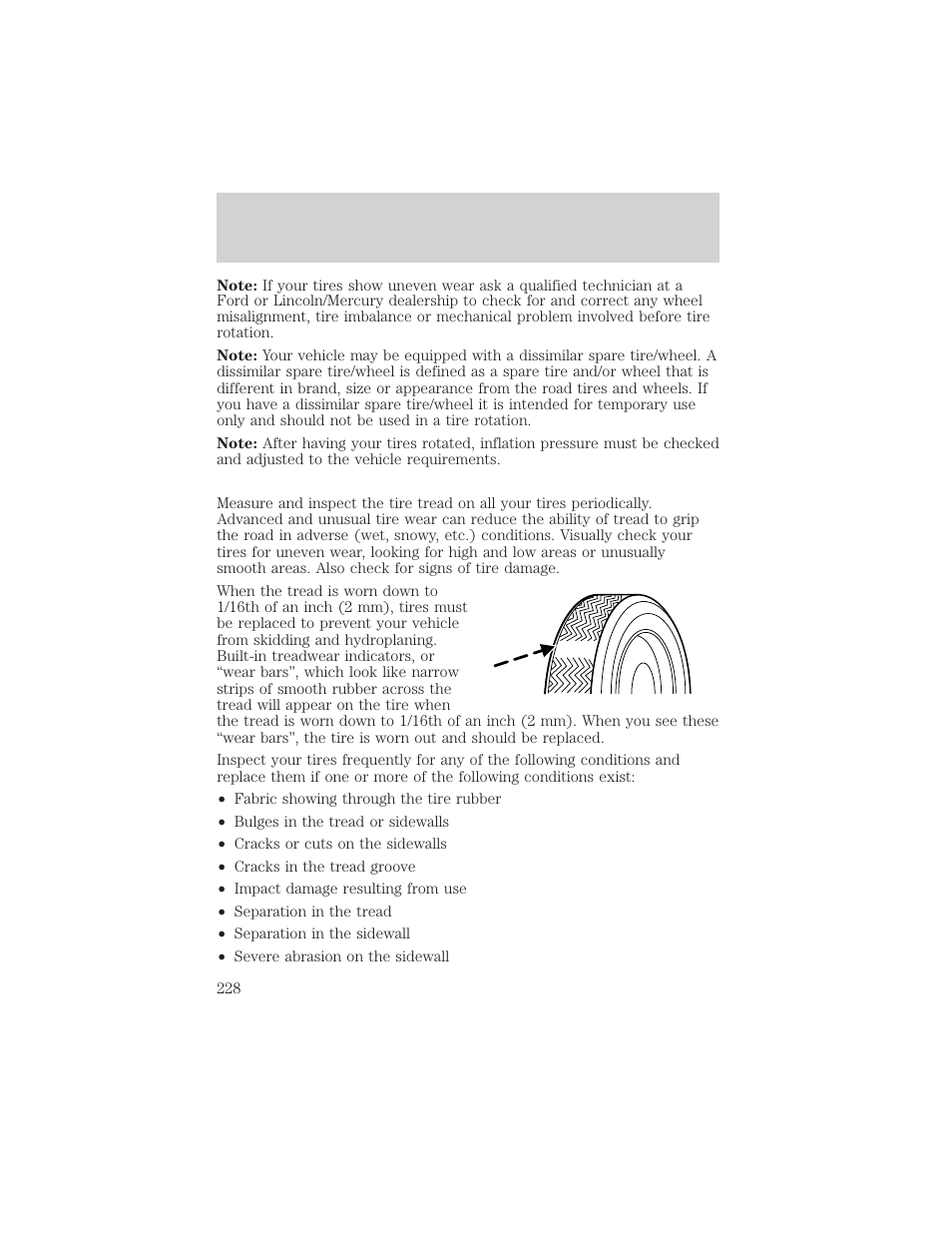 Maintenance and specifications | FORD 2005 Taurus v.1 User Manual | Page 228 / 248