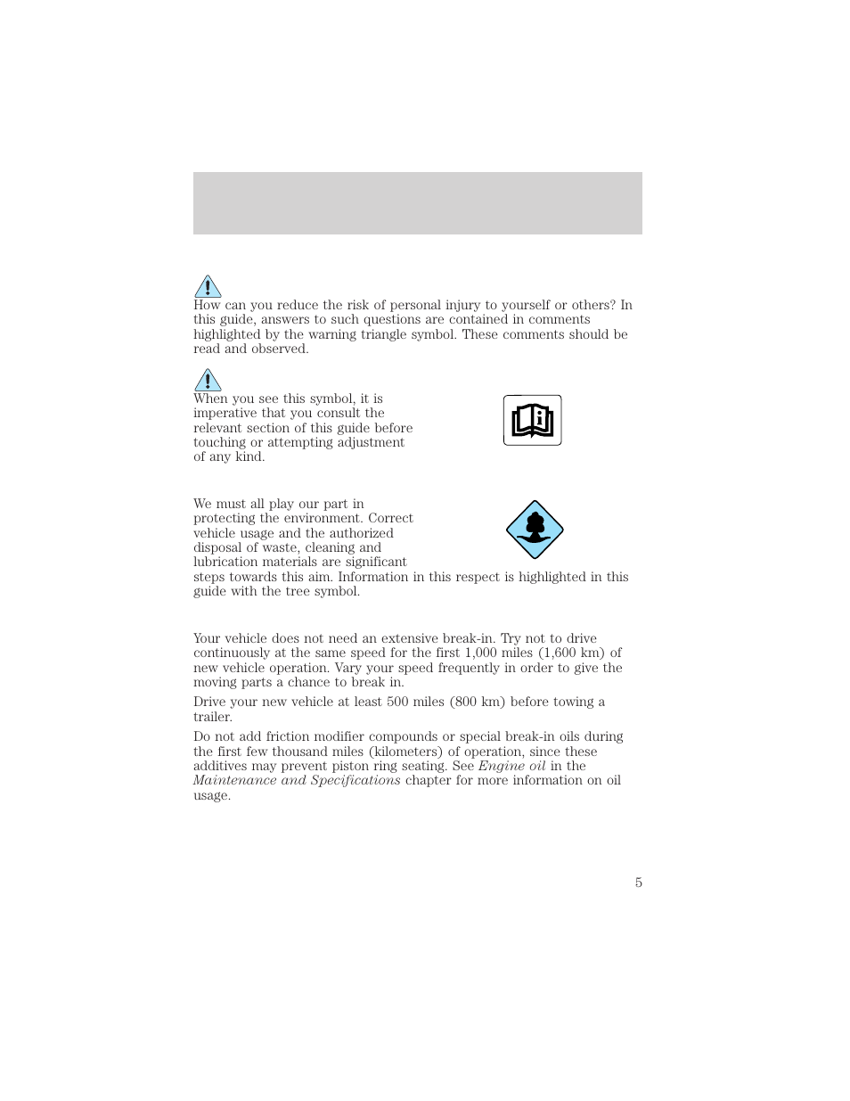 Introduction | FORD 2005 Taurus v.1 User Manual | Page 5 / 248