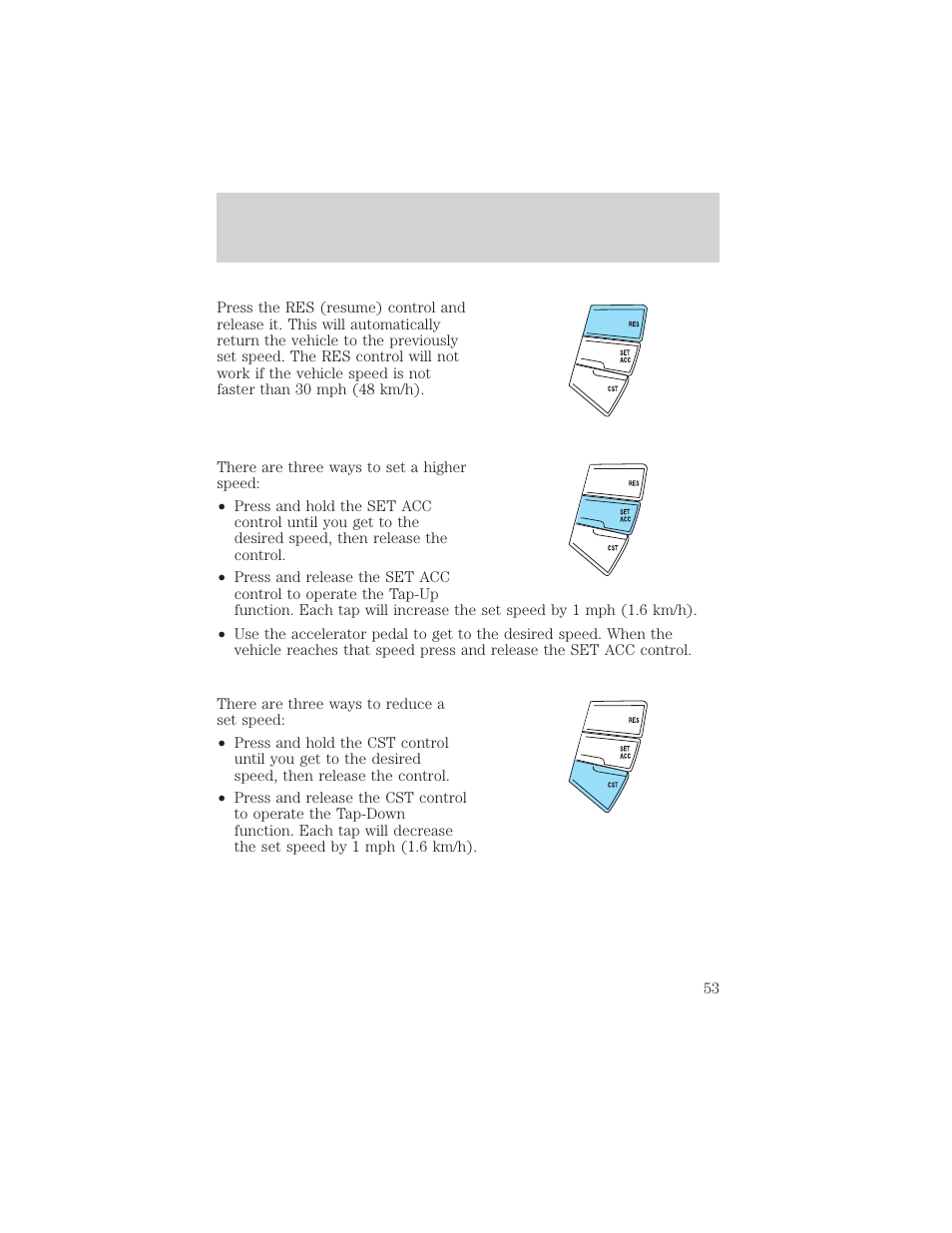 Driver controls | FORD 2005 Taurus v.1 User Manual | Page 53 / 248