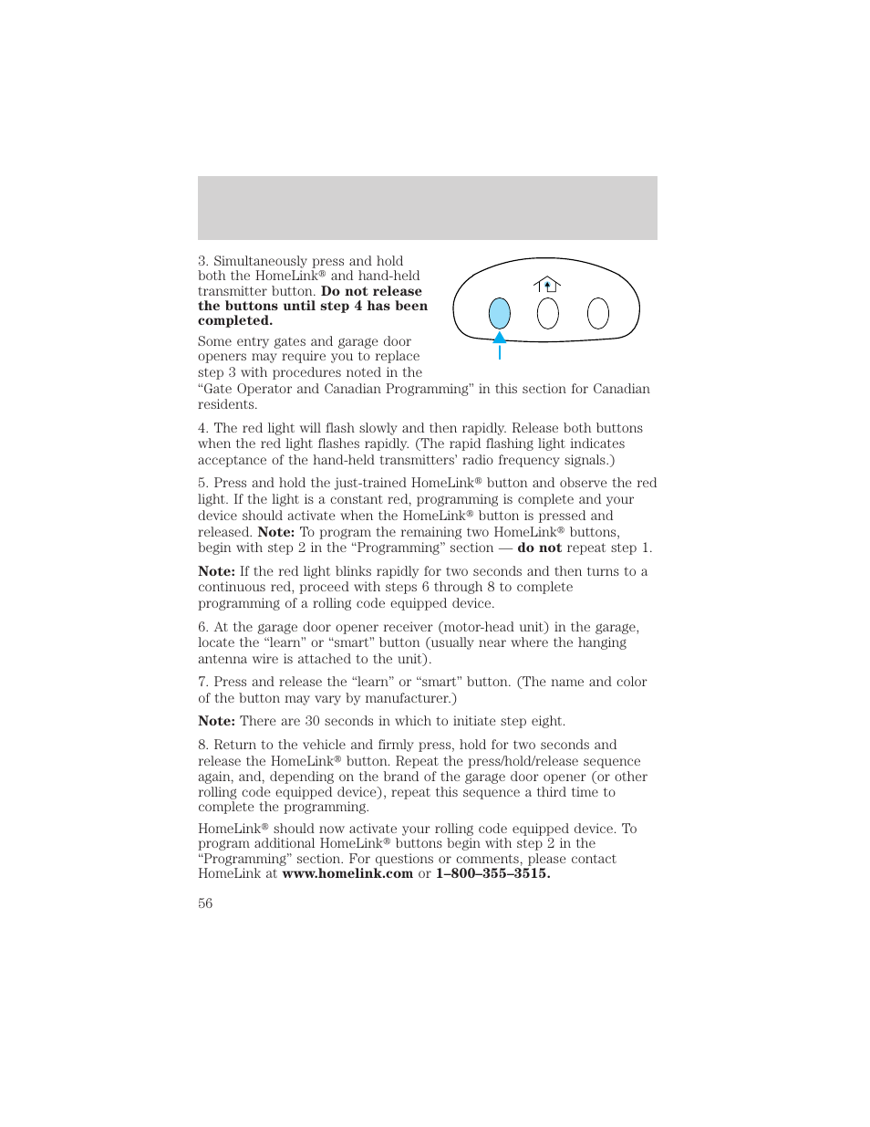 Driver controls | FORD 2005 Taurus v.1 User Manual | Page 56 / 248