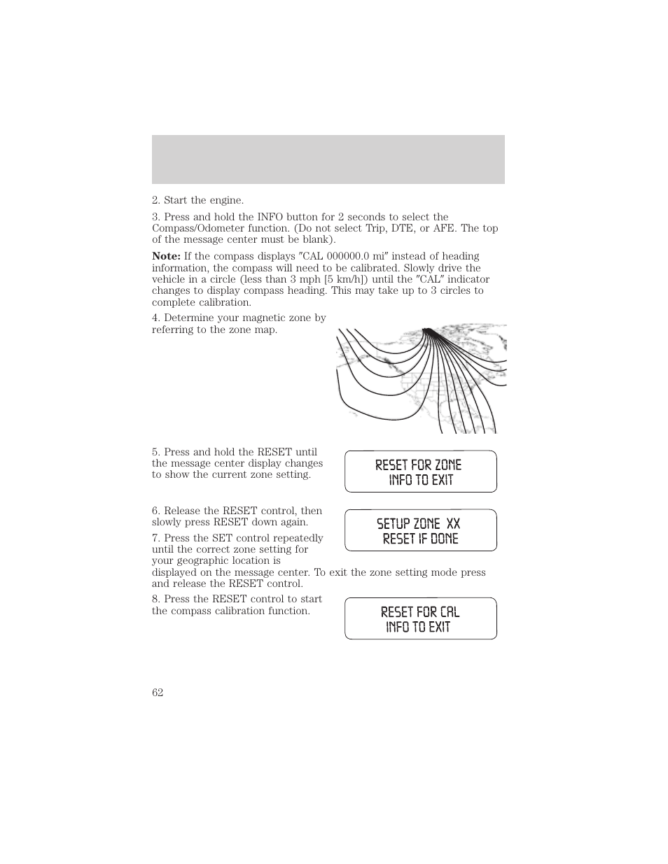 Driver controls | FORD 2005 Taurus v.1 User Manual | Page 62 / 248