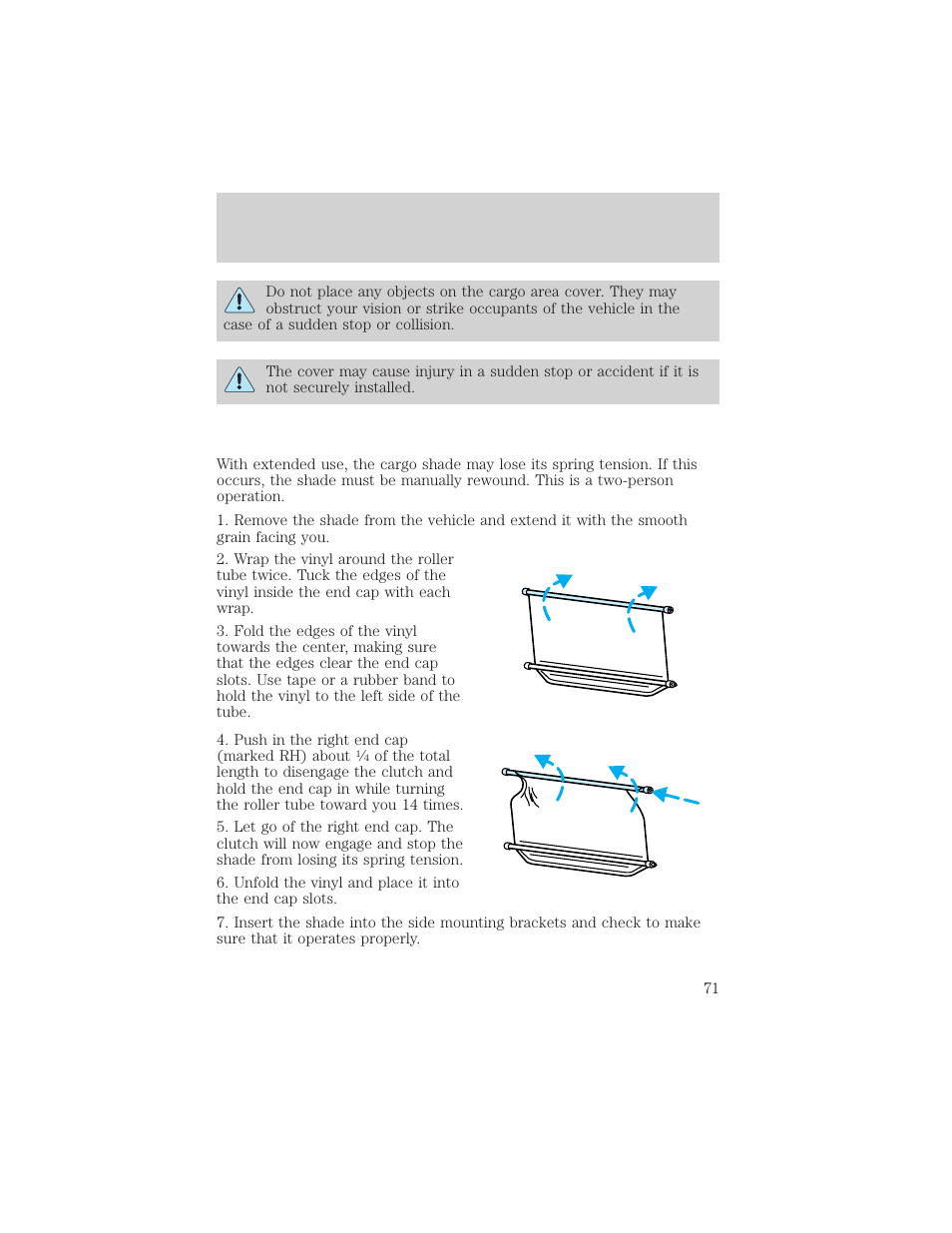 Driver controls | FORD 2005 Taurus v.1 User Manual | Page 71 / 248