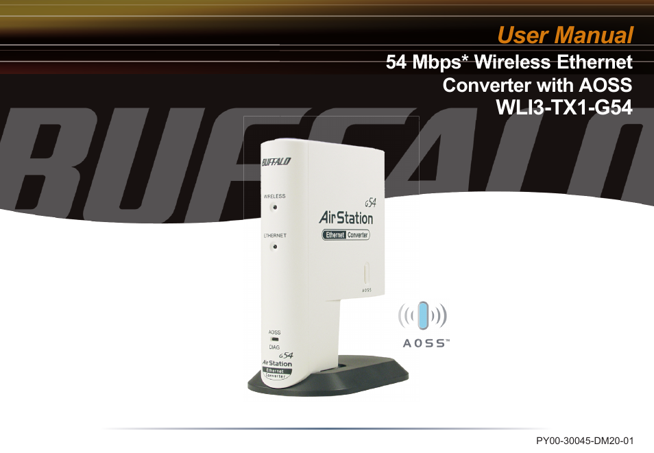 Buffalo Technology WLI3-TX1-G54 User Manual | 27 pages