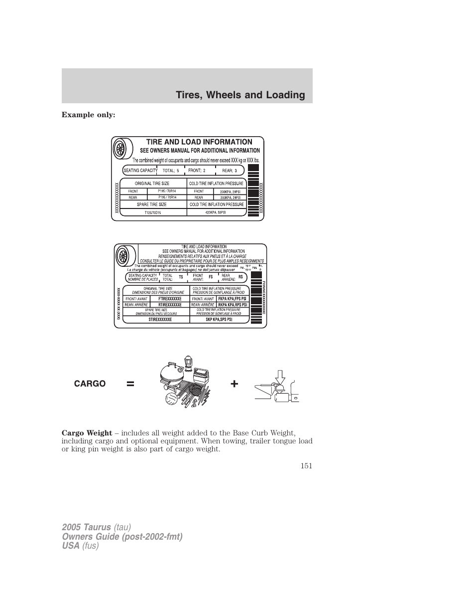 FORD 2005 Taurus v.3 User Manual | Page 151 / 256