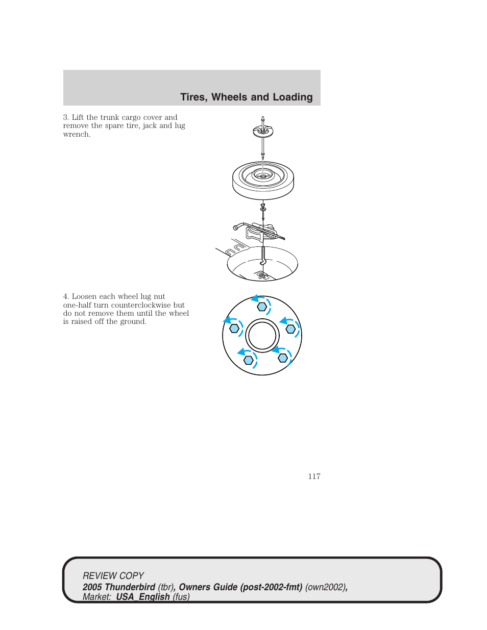 FORD 2005 Thunderbird v.1 User Manual | Page 117 / 224