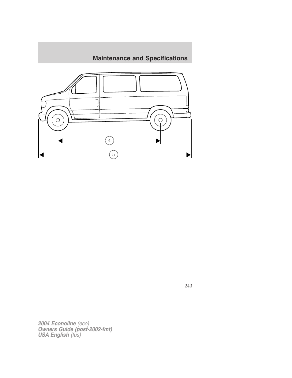 FORD 2004 E-450 v.3 User Manual | Page 243 / 256