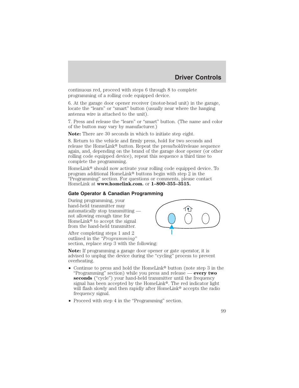 Driver controls | FORD 2004 Excursion v.1 User Manual | Page 99 / 272