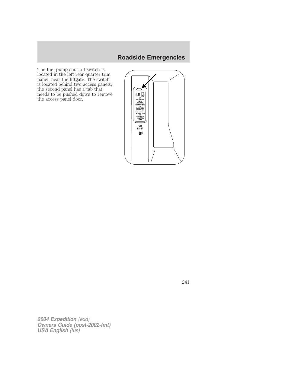 FORD 2004 Expedition v.1 User Manual | Page 241 / 344