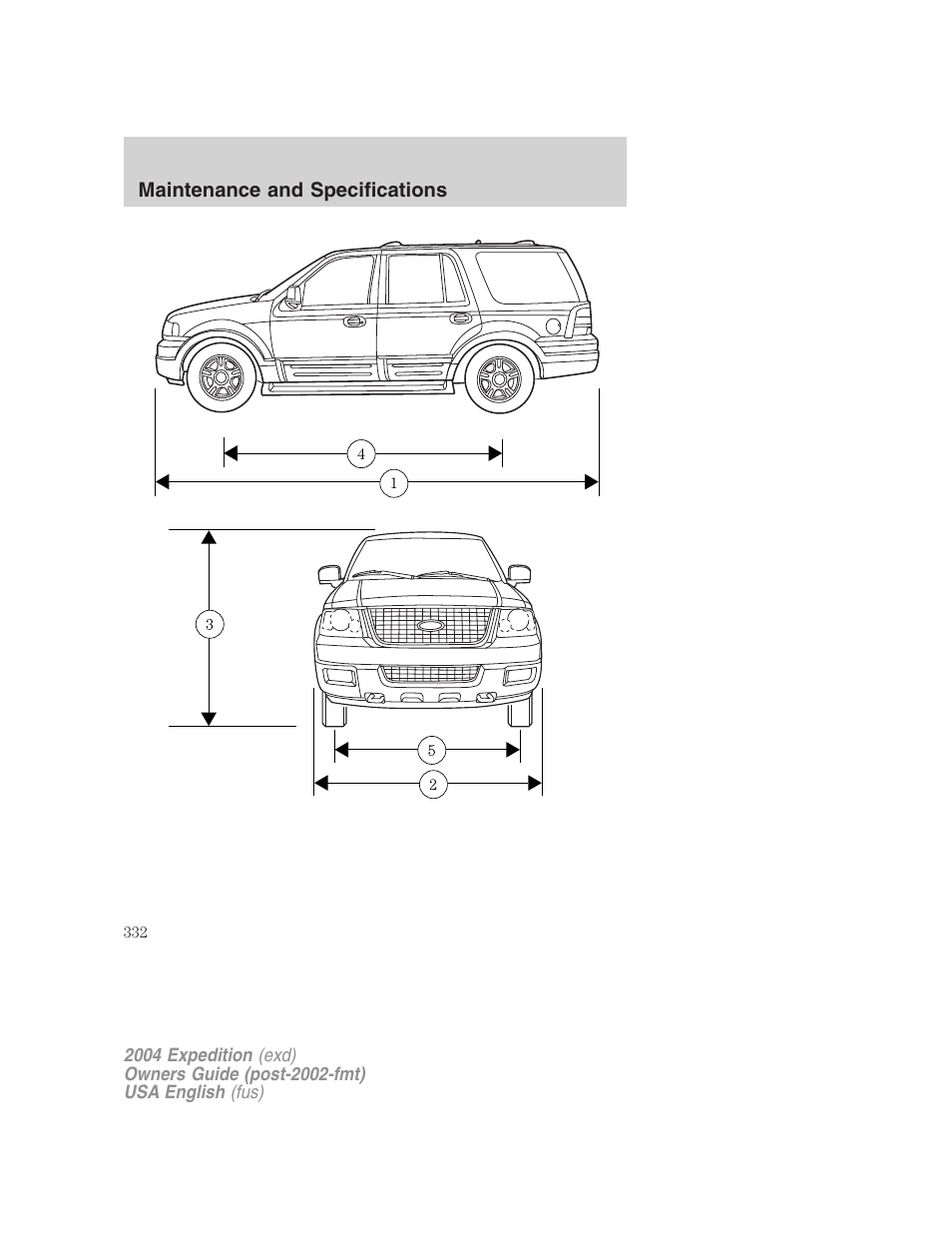 FORD 2004 Expedition v.1 User Manual | Page 332 / 344