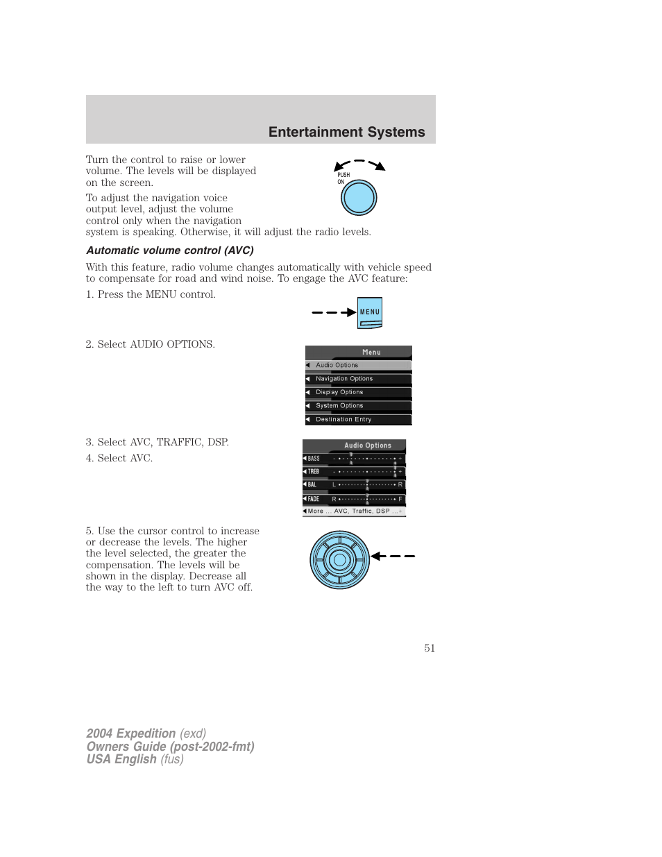 Entertainment systems | FORD 2004 Expedition v.1 User Manual | Page 51 / 344