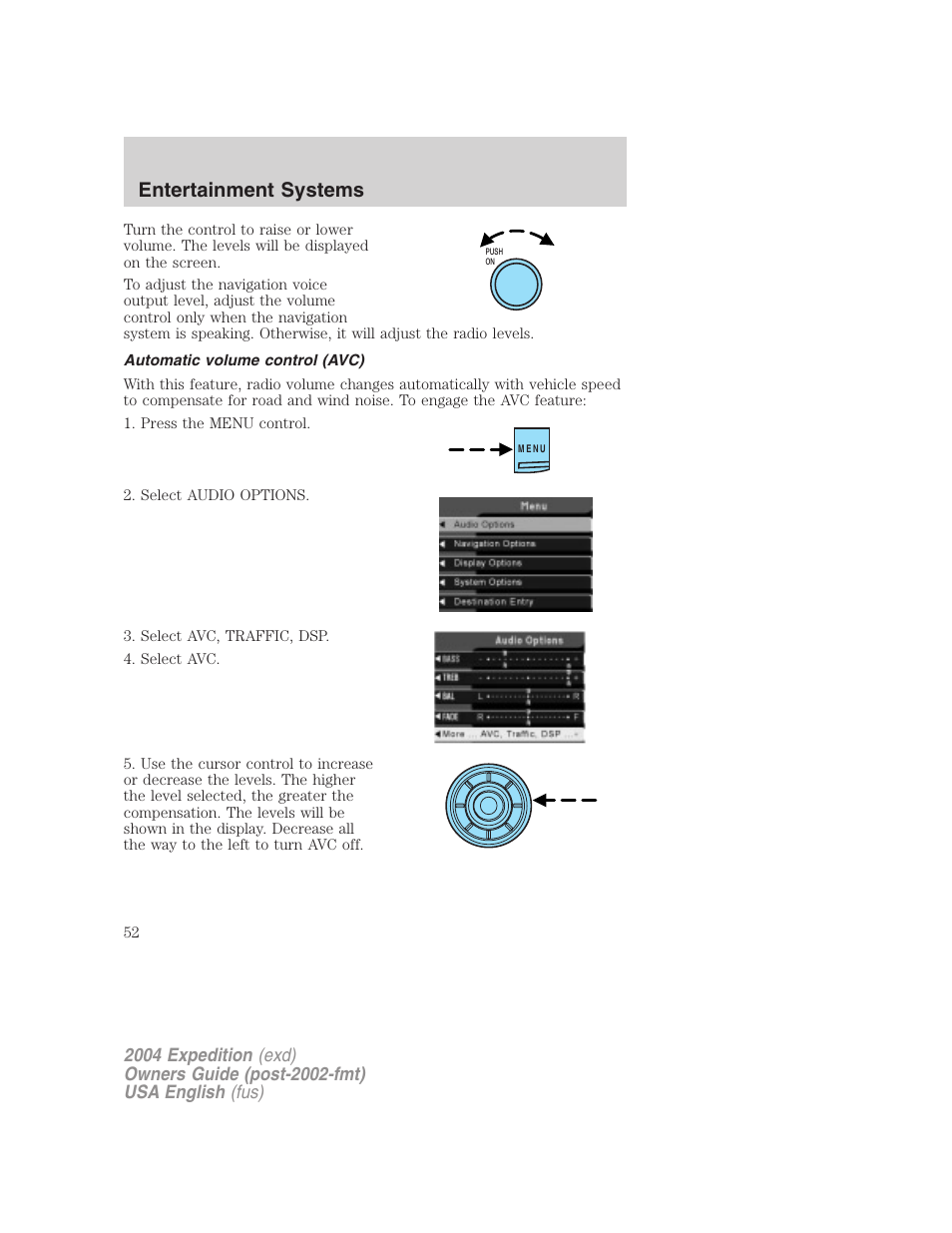 Entertainment systems | FORD 2004 Expedition v.2 User Manual | Page 52 / 352