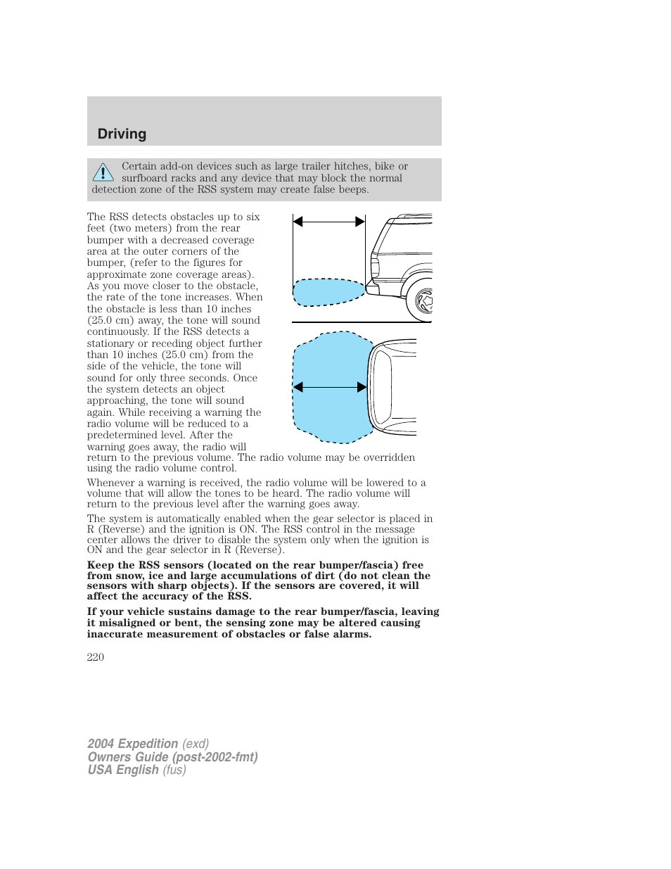 Driving | FORD 2004 Expedition v.3 User Manual | Page 220 / 360