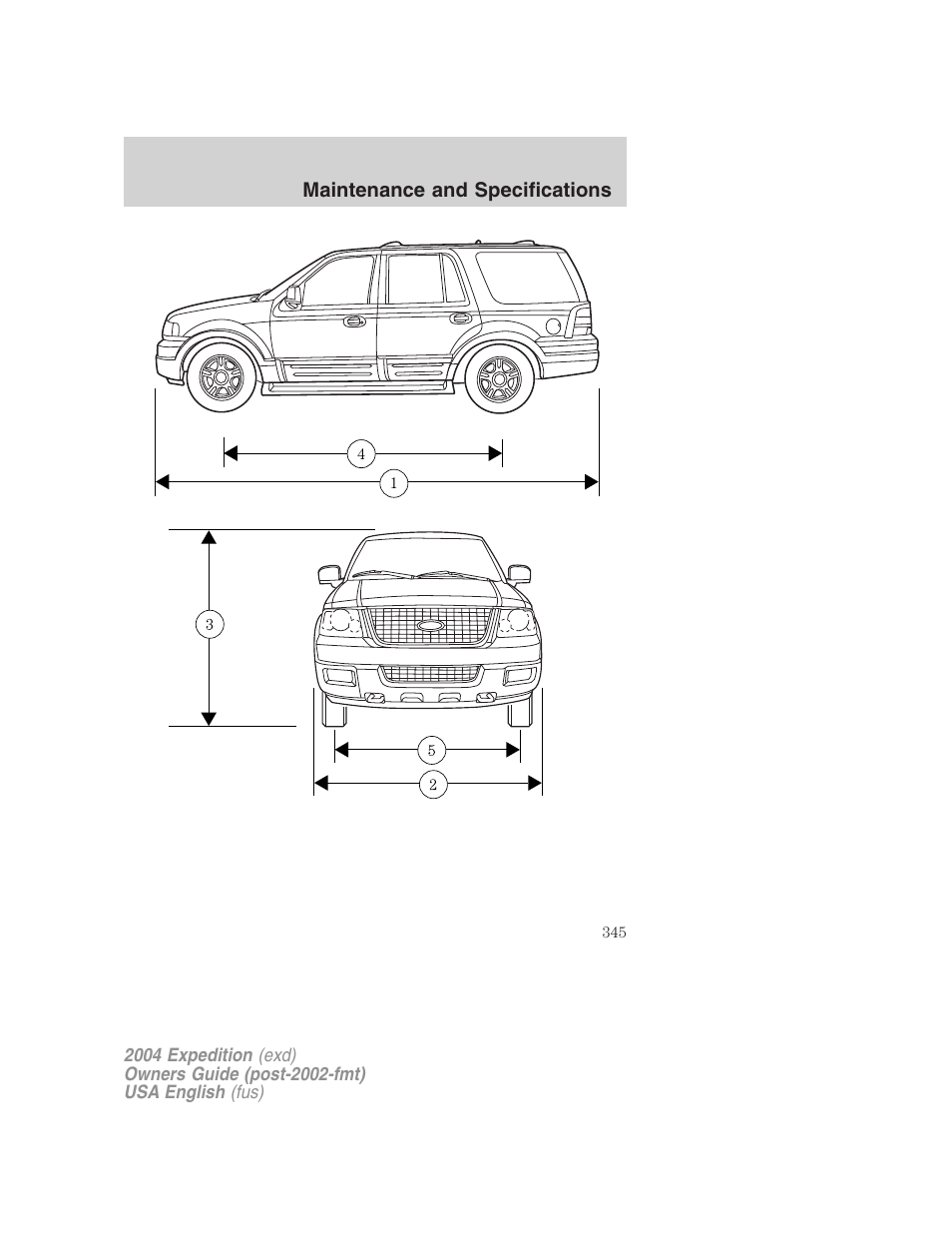 FORD 2004 Expedition v.3 User Manual | Page 345 / 360