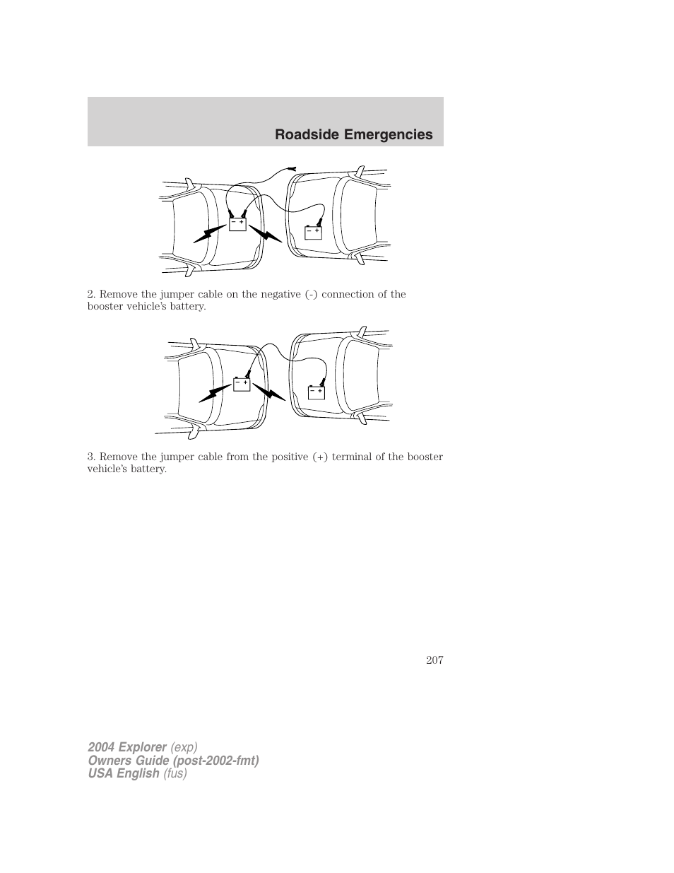 Roadside emergencies | FORD 2004 Explorer v.1 User Manual | Page 207 / 296