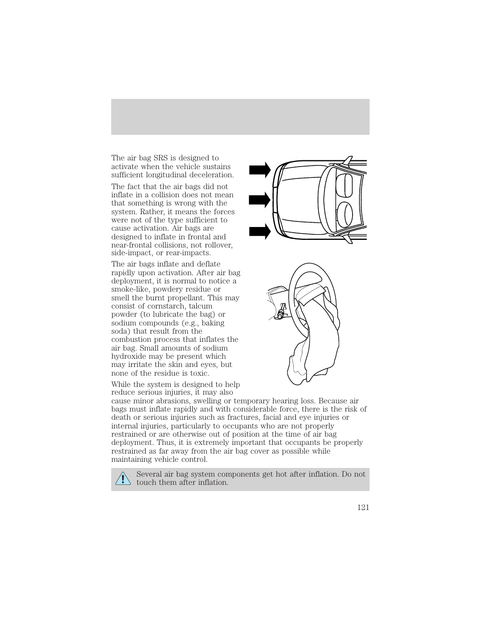 Seating and safety restraints | FORD 2004 F-150 v.1 User Manual | Page 121 / 280