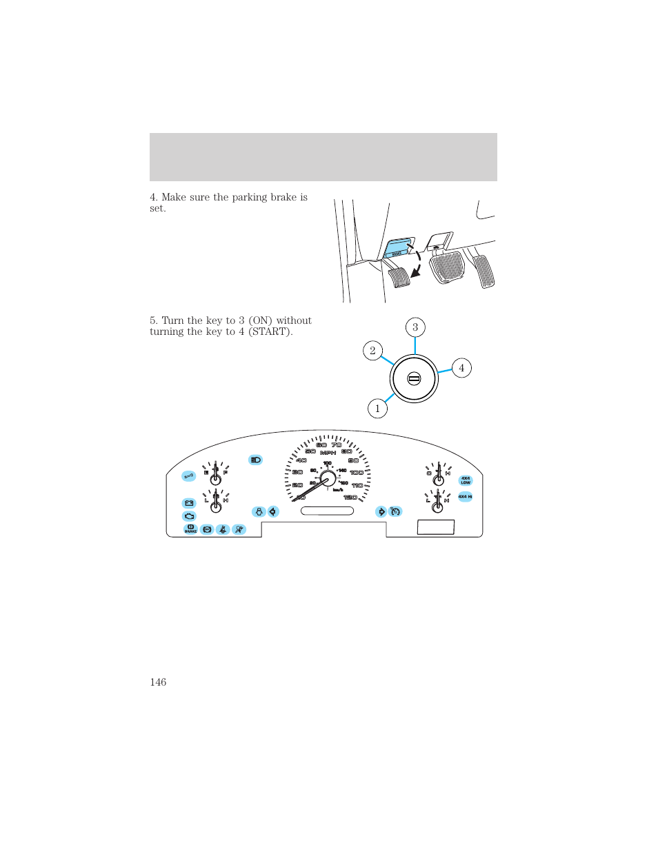 Driving | FORD 2004 F-150 v.1 User Manual | Page 146 / 280